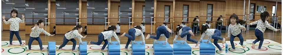 昨年まで出来なかった動き、新年中Mちゃん華麗に障害物をかわしてます！自信が少しずつ積み上げられていく日々です♪
