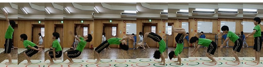 バク転、コメントは下