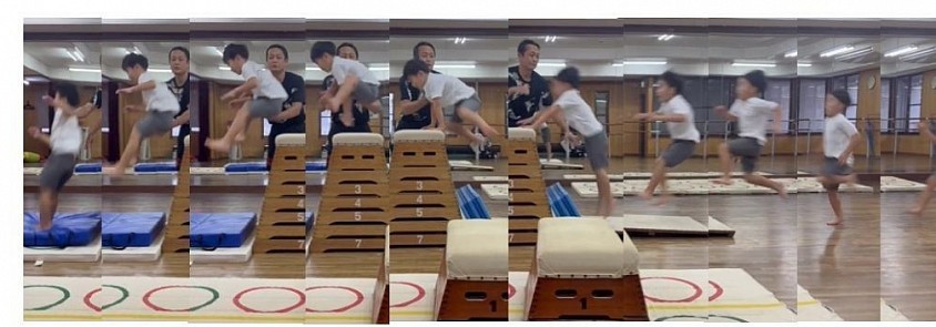 年長の子供達、夏に急激に伸びる鈴井データがあります。なぜでしょう、何度も同じ現象が繰り返されてます。I君7段開脚とび、それどころか閉脚とび、縦向き開脚とび、台上前転までクリアー、教室に入ったばっかりなんですが^^